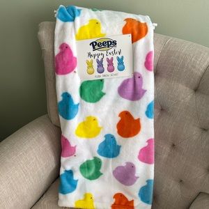 Peeps Multicolor Easter Blanket